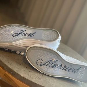 Customized wedding converses
